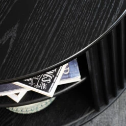 Ronde Salontafel Zwart -Meubelverkoop wandkast zwart bodio togo 05 1