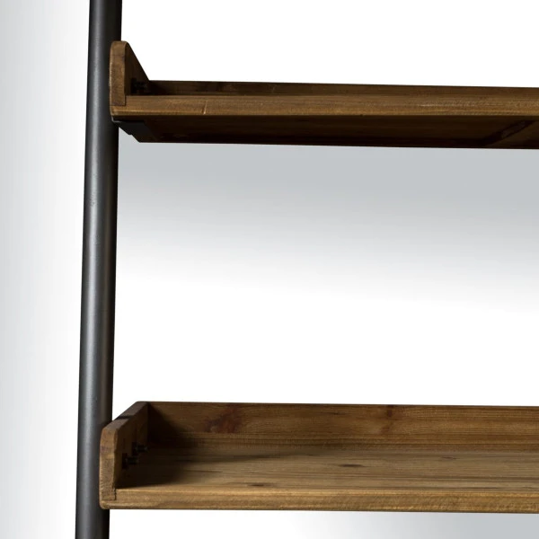 Wandrek Metaal Met Hout 9 Wandrek Metaal Met Hout - Afbeelding 7