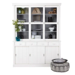 WOOOD Witte Buffetkast Met Grijs 7 WOOOD Witte Buffetkast Met Grijs -Meubelverkoop witte buffetkast met grijs woood lagos 03