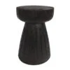 WOOOD Krukje Van Zwart Hout -Meubelverkoop woood borre krukje van zwart hout 01