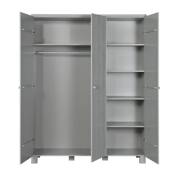 WOOOD Stoere Houten Kledingkast 4 WOOOD Stoere Houten Kledingkast - Afbeelding 2