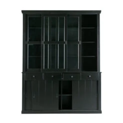 WOOOD Zwarte Buffetkast Stoer Landelijk -Meubelverkoop woood lagos zwarte buffetkast stoer landelijk 3