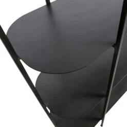 WOOOD Zwart Stellingkastje Ovaal -Meubelverkoop woood reina zwart stellingkastje ovaal 05