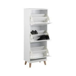 Schoenenkast Op Houten Pootjes -Meubelverkoop zactona noxie schoenenkast op houten pootjes 04