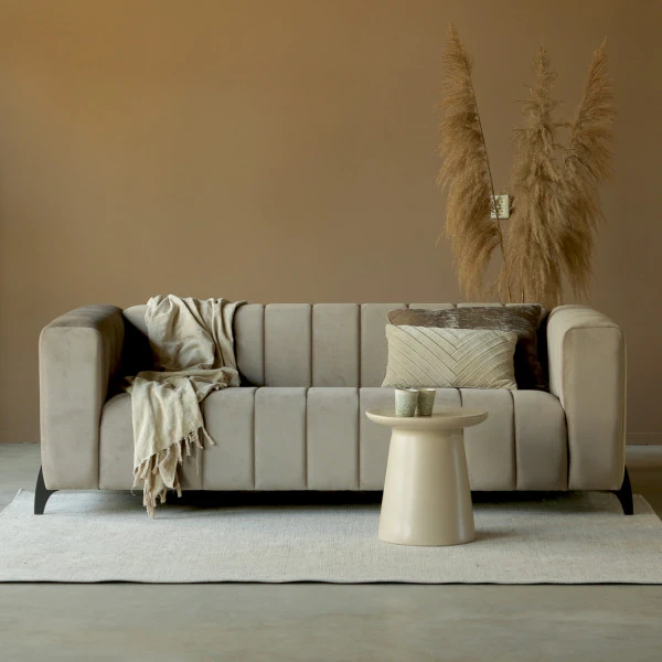 Zandkleurige 3 Zits Bank 3 Zandkleurige 3 Zits Bank