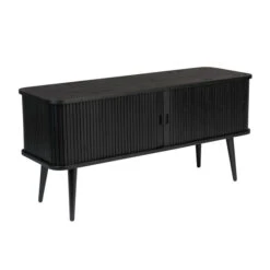 Zuiver Zwart Design Tv-dressoir -Meubelverkoop zuiver barbier black zwart design dressoir 2