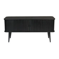 Zuiver Zwart Design Tv-dressoir -Meubelverkoop zuiver barbier black zwart design dressoir 3