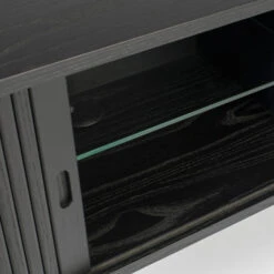 Zuiver Zwart Design Tv-dressoir -Meubelverkoop zuiver barbier black zwart design dressoir 6