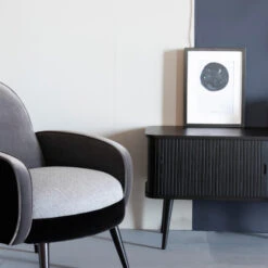 Zuiver Zwart Design Tv-dressoir -Meubelverkoop zuiver barbier black zwart design dressoir 9