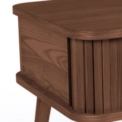 Zuiver Retro Nachtkastje Walnoot -Meubelverkoop zuiver barbier walnut retro nachtkastje walnoot 06