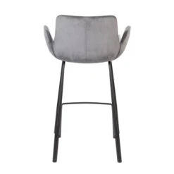 Zuiver Fluwelen Barstoel Met Armleuningen -Meubelverkoop zuiver brit fluwelen barstoel met armleuningen 04