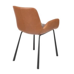 Zuiver Eetkamerstoel Van Kunstleer -Meubelverkoop zuiver brit ll eetkamerstoel van kunstleer 04