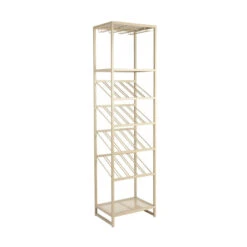 Zuiver Beige Wijnrek Metaal 11 Zuiver Beige Wijnrek Metaal -Meubelverkoop zuiver cantor s beige wijnrek metaal 03
