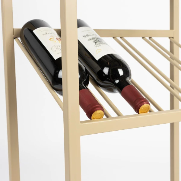 Zuiver Beige Wijnrek Metaal 9 Zuiver Beige Wijnrek Metaal - Afbeelding 7