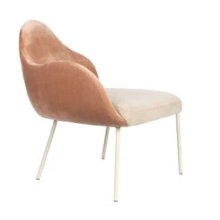 Zuiver Roze Fauteuil Organische Vormen -Meubelverkoop zuiver friuli roze fauteuil organische vormen 02