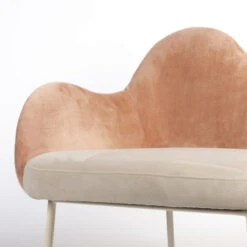 Zuiver Roze Fauteuil Organische Vormen -Meubelverkoop zuiver friuli roze fauteuil organische vormen 04