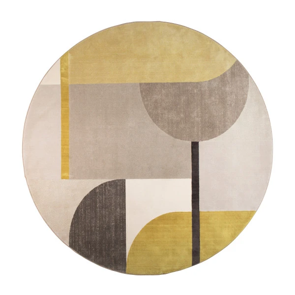 Zuiver Kleurrijk Vloerkleed Rond 240 Cm 4 Zuiver Kleurrijk Vloerkleed Rond 240 Cm - Afbeelding 2