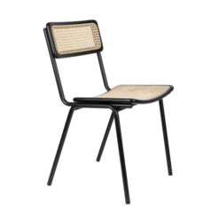 Zuiver Retro Eetkamerstoel Rotan Webbing