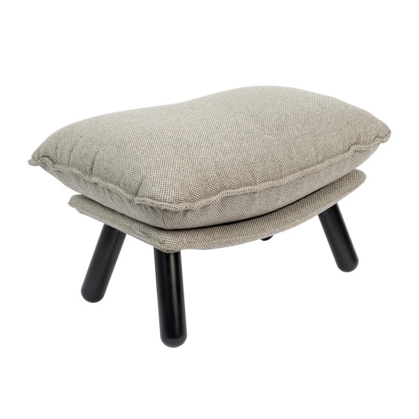 Zuiver Lichtgrijze Voetenbank 4 Zuiver Lichtgrijze Voetenbank - Afbeelding 2