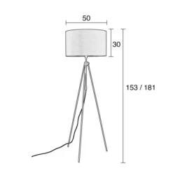 Zuiver Vloerlamp -Meubelverkoop zuiver lesley vloerlamp 7