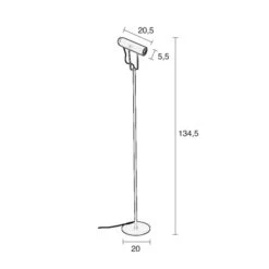 Zuiver Slanke Vloerlamp -Meubelverkoop zuiver marlon slanke vloerlamp 10