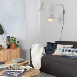 Zuiver Verstelbare Design Leeslamp 15 Zuiver Verstelbare Design Leeslamp -Meubelverkoop zuiver shady wandlamp grijs met goud 07 1