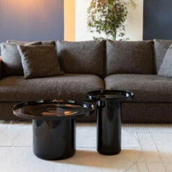 Zuiver Zwarte Design Bijzettafel 12 Zuiver Zwarte Design Bijzettafel -Meubelverkoop zuiver shiny bomb zwarte design bijzettafel 3