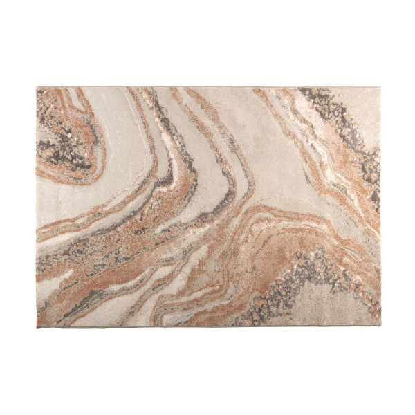 Zuiver Design Vloerkleed Grijs/terra 3 Zuiver Design Vloerkleed Grijs/terra