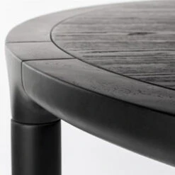 Zuiver Ronde Eettafel Zwart -Meubelverkoop zuiver storm ronde eettafel zwart 03