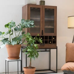 Zuiver Wandkast Met Wijnrek -Meubelverkoop zuiver travis wandkast met wijnrek 13