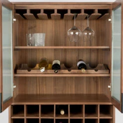 Zuiver Wandkast Met Wijnrek -Meubelverkoop zuiver travis wandkast met wijnrek 5