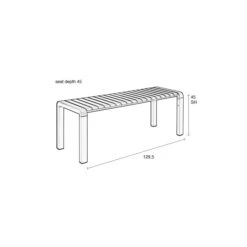 Zuiver Aluminium Eetbank Voor Buiten -Meubelverkoop zuiver vondel aluminium eetbank voor buiten 11