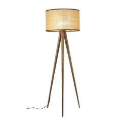Zuiver Driepoot Vloerlamp Riet