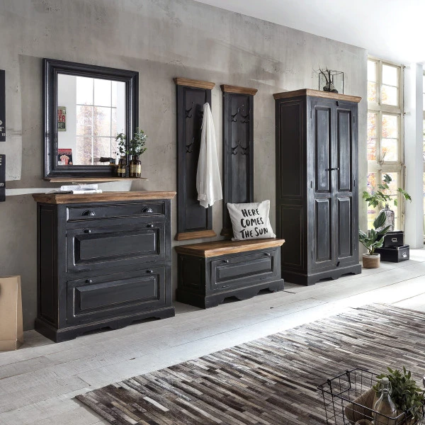 Landelijke Kast Zwart 6 Landelijke Kast Zwart - Afbeelding 4