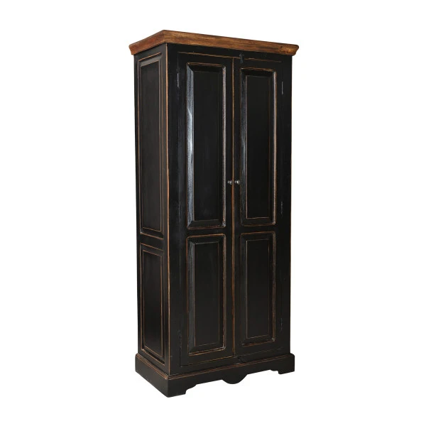 Landelijke Kast Zwart 4 Landelijke Kast Zwart - Afbeelding 2